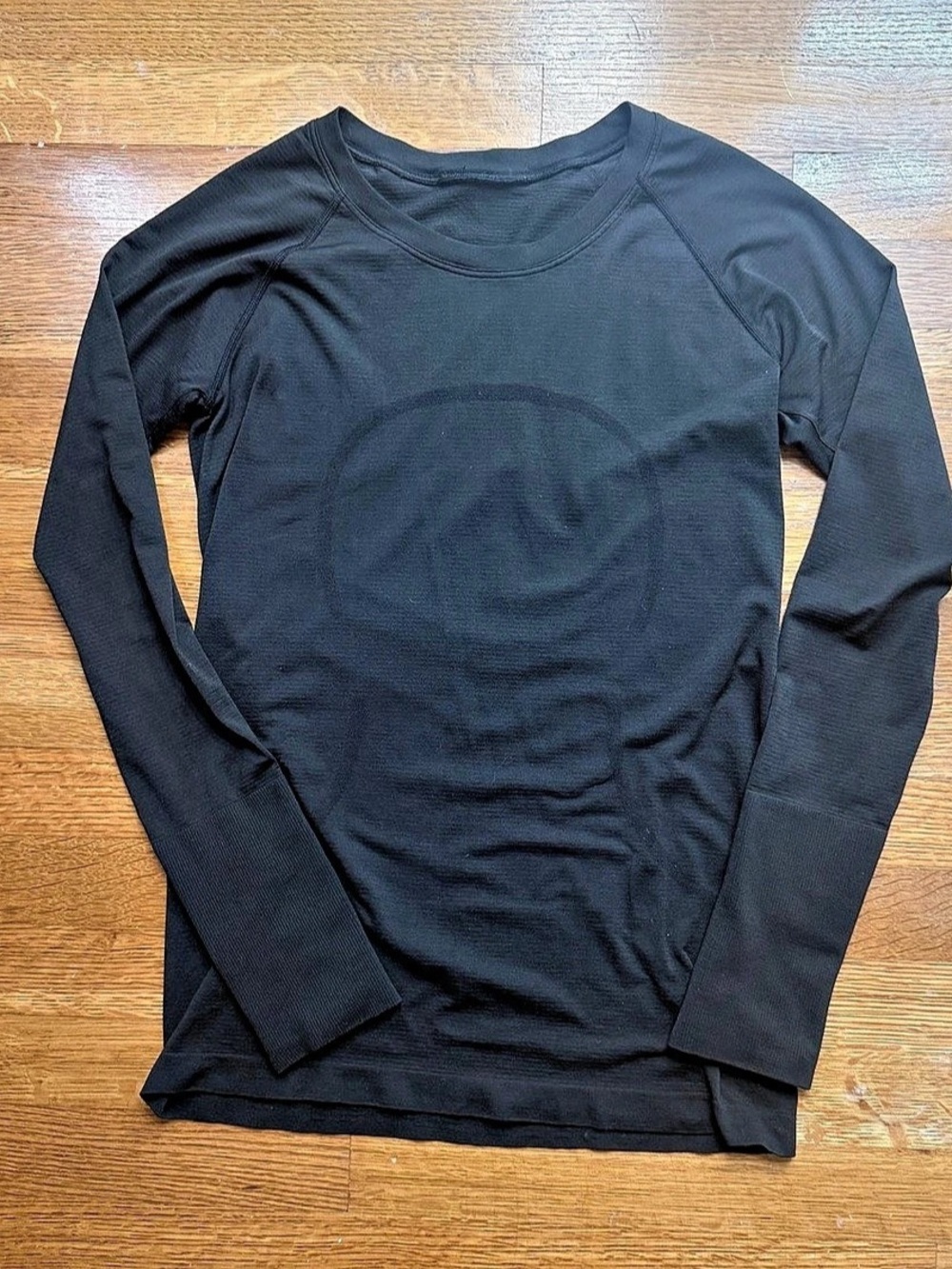 Lululemon Swiftly Tech Long Sleeve Shirt Black Size 8 | Seamless Athletic Top
